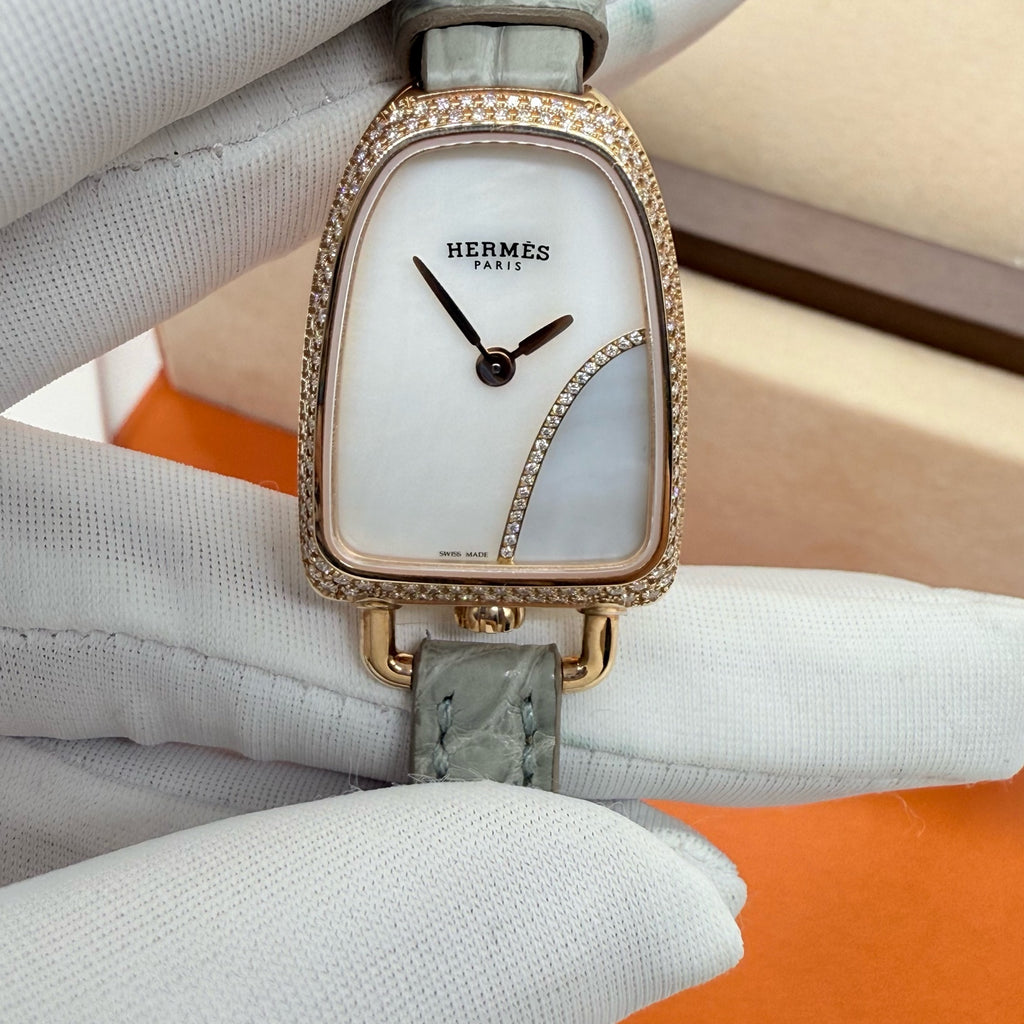 Hermes Gray Quartz watch
