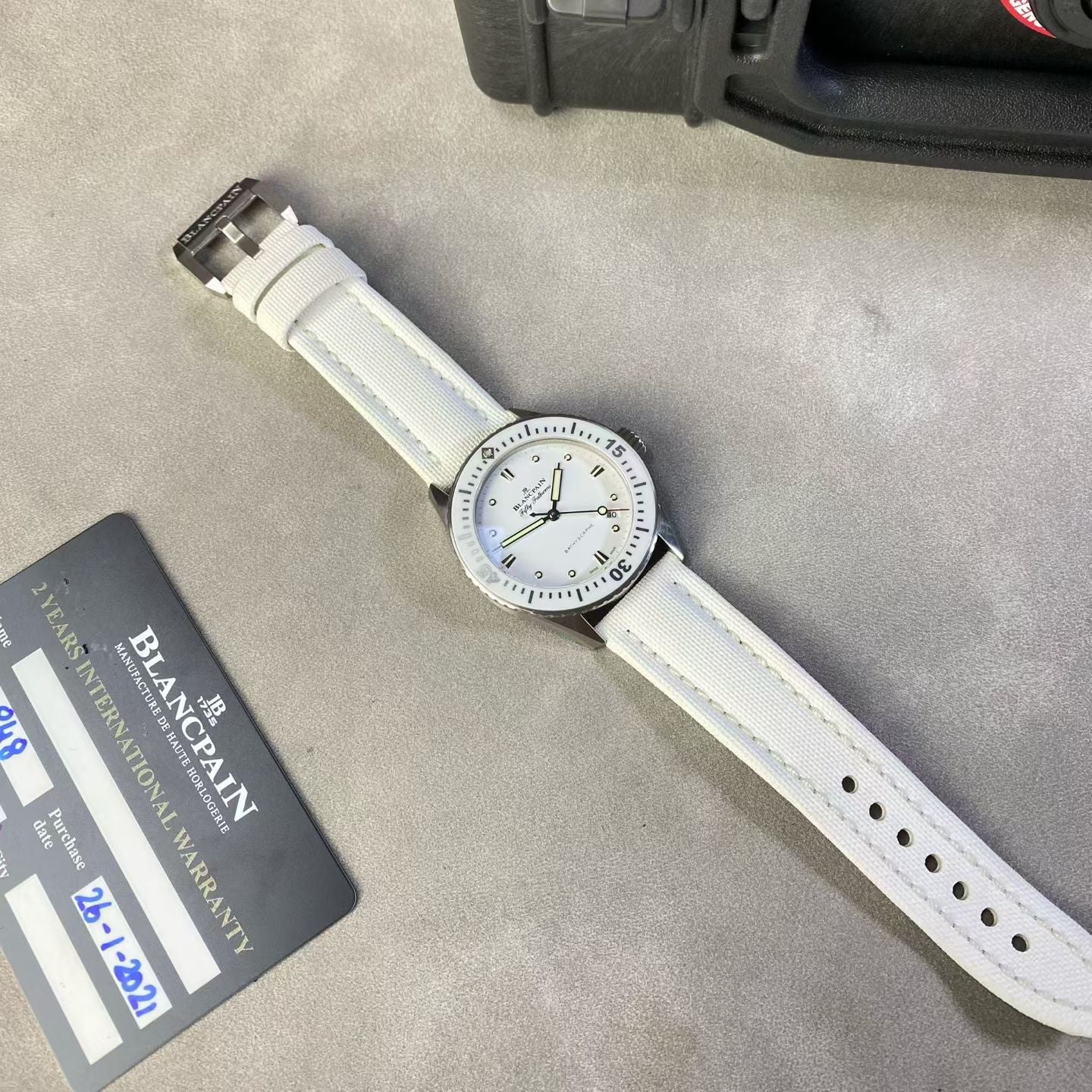 Blancpain Fifty fathoms Automatic (self-winding) watch 38.00 millimeters 5100-1127-W52A