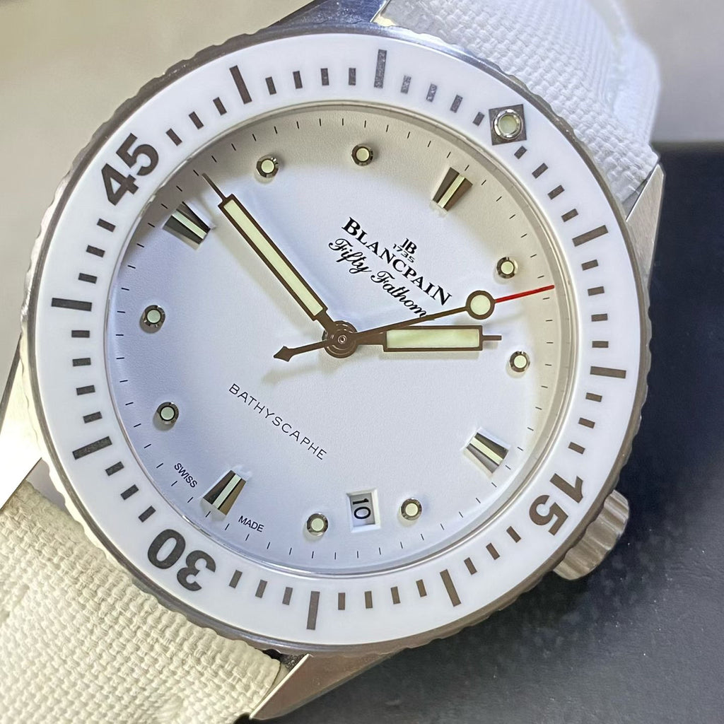 Blancpain Fifty fathoms Automatic (self-winding) watch 38.00 millimeters 5100-1127-W52A