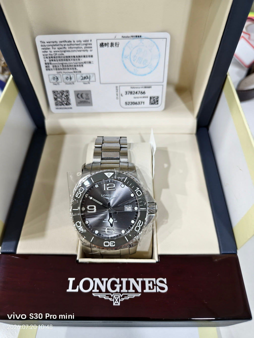 Longines Conquest Diving Series Mechanical watch 43.00mm L3.782.4.76.6
