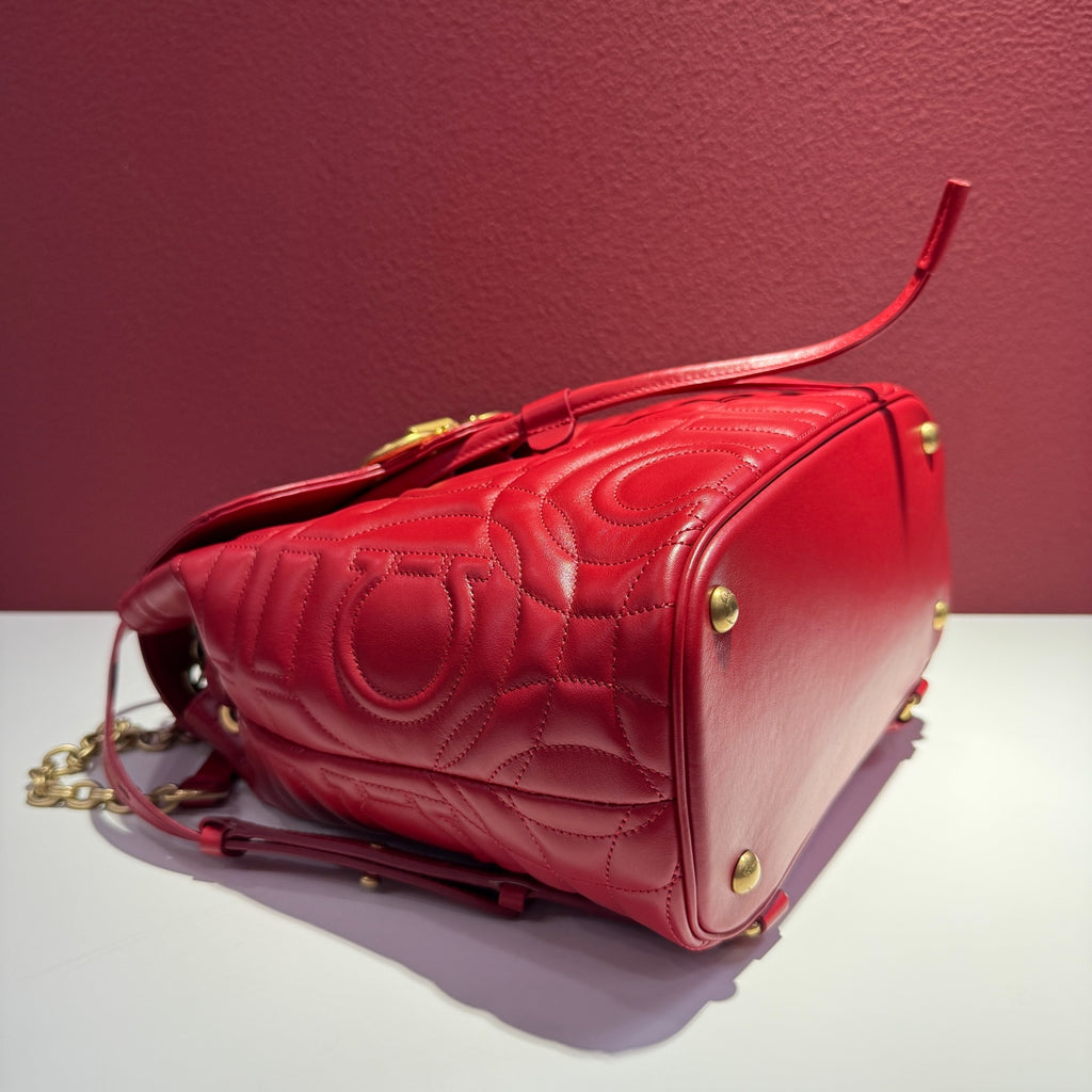 FERRAGAMO/菲拉格慕 Red Backpack