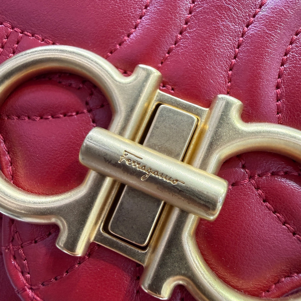 FERRAGAMO/菲拉格慕 Red Backpack