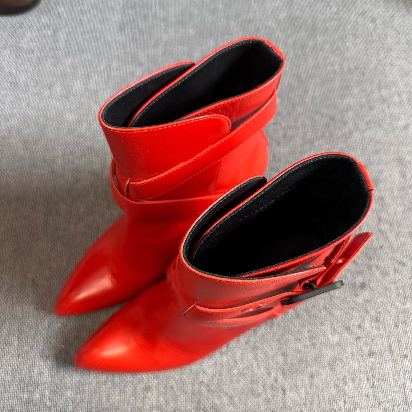 Bottega Veneta Leather Red Ankle boots