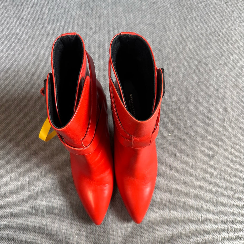 Bottega Veneta Leather Red Ankle boots