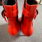 Bottega Veneta Leather Red Ankle boots