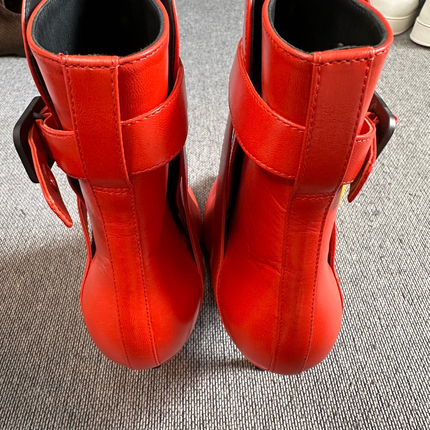 Bottega Veneta Leather Red Ankle boots