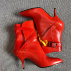 Bottega Veneta Leather Red Ankle boots