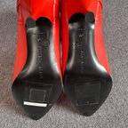 Bottega Veneta Leather Red Ankle boots