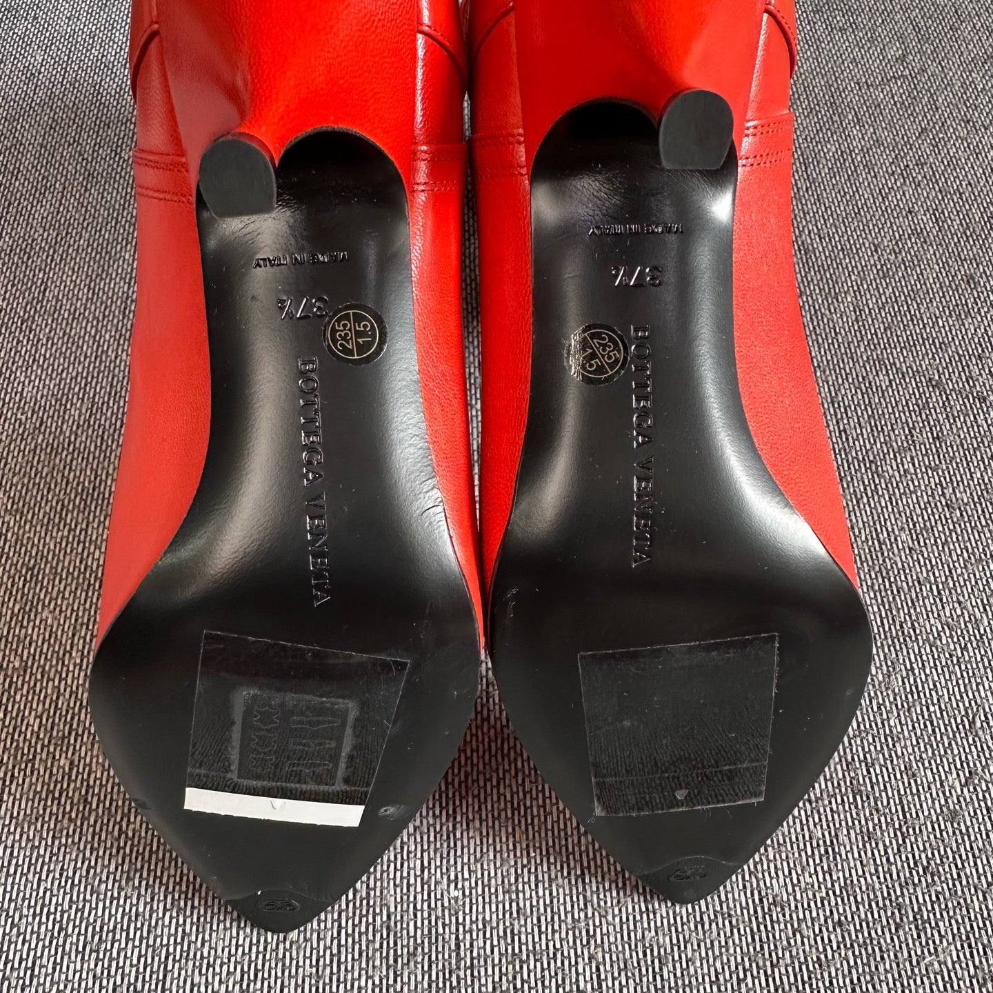 Bottega Veneta Leather Red Ankle boots