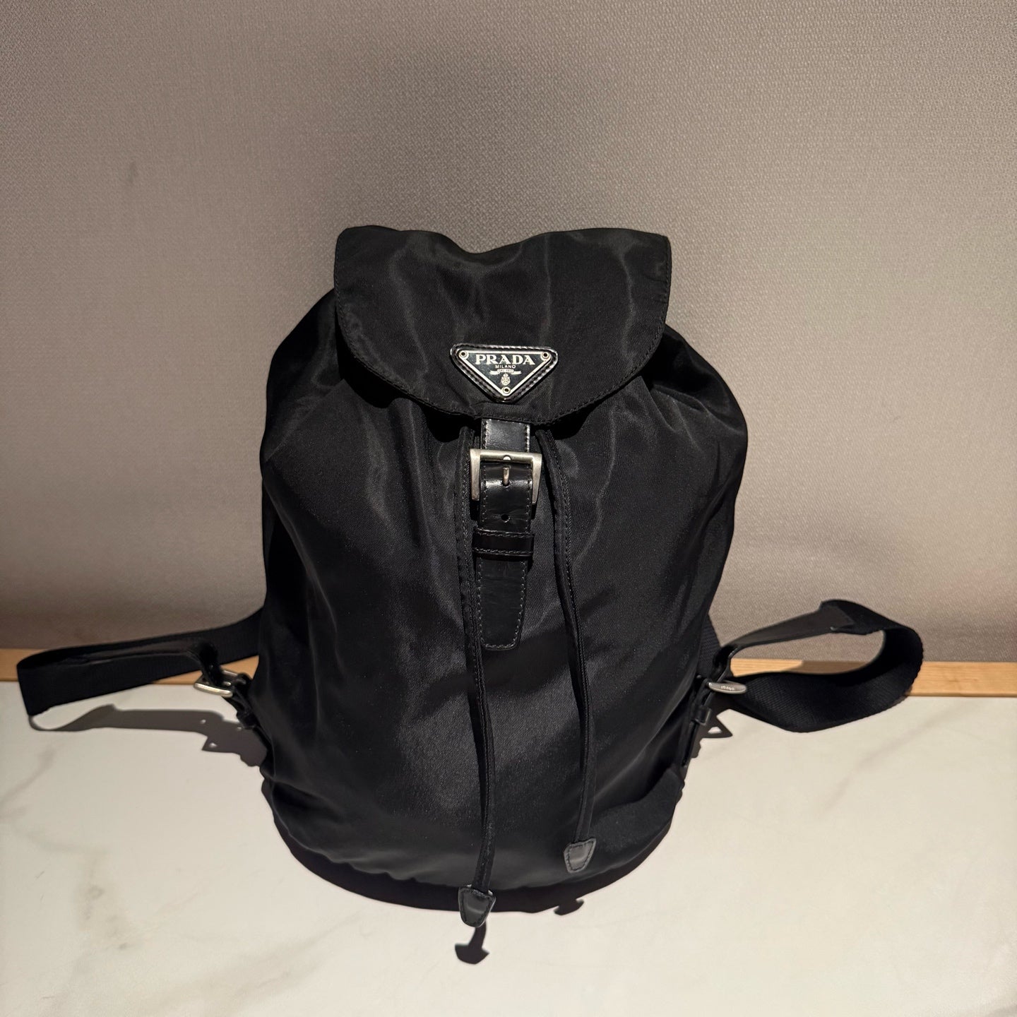 Prada Black Backpack