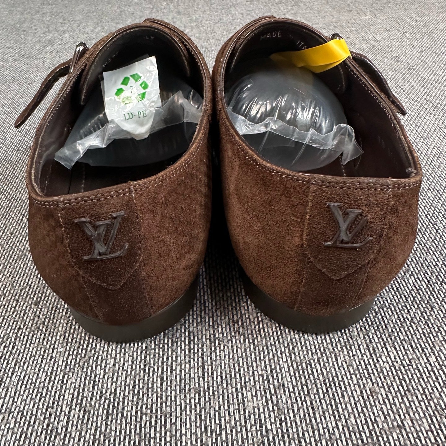 Louis Vuitton Alcantara Brown