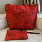 Hermes Felt Tote