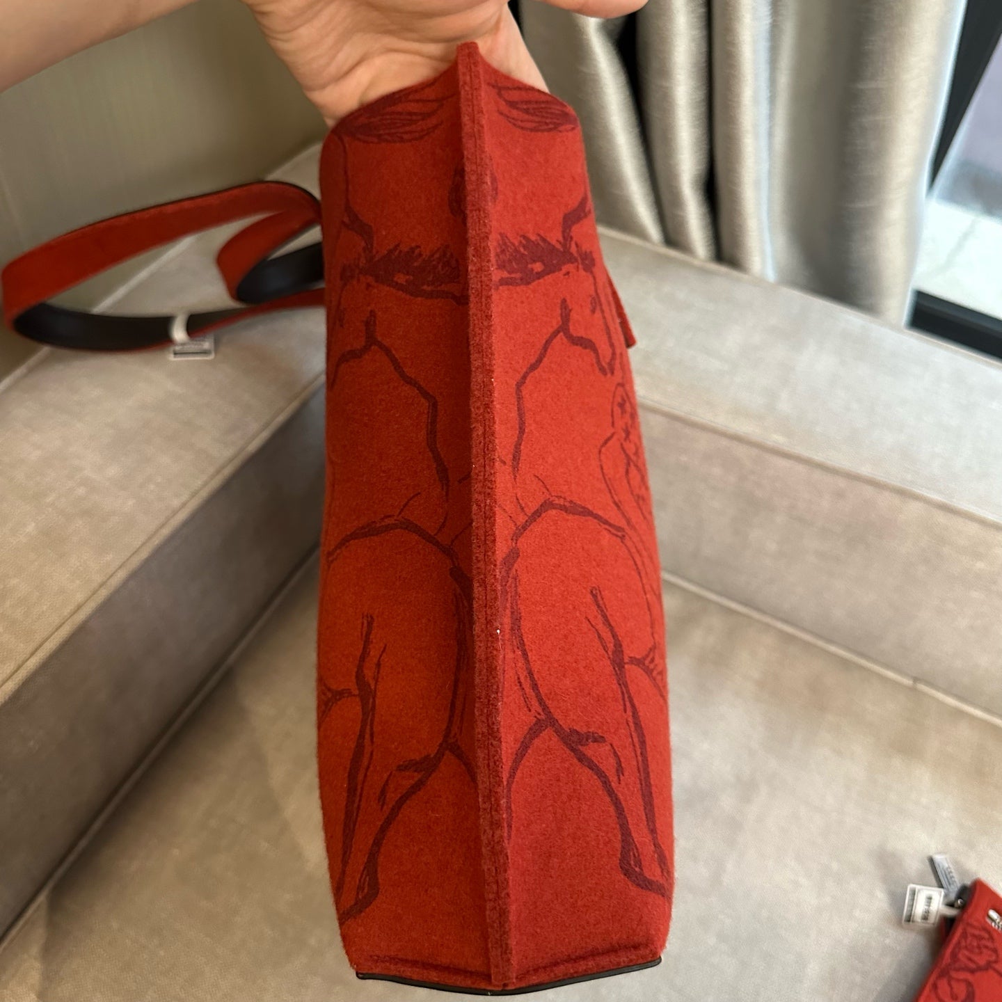 Hermes Felt Tote