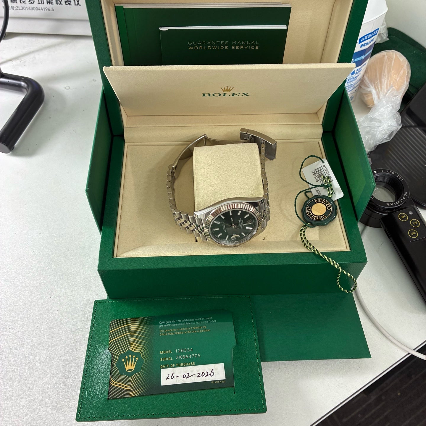 Rolex Log-based 41 millimeters m126334-0028
