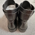 Louis Vuitton Metal Black Lita boots