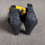 Chanel Alcantara Blue High heels