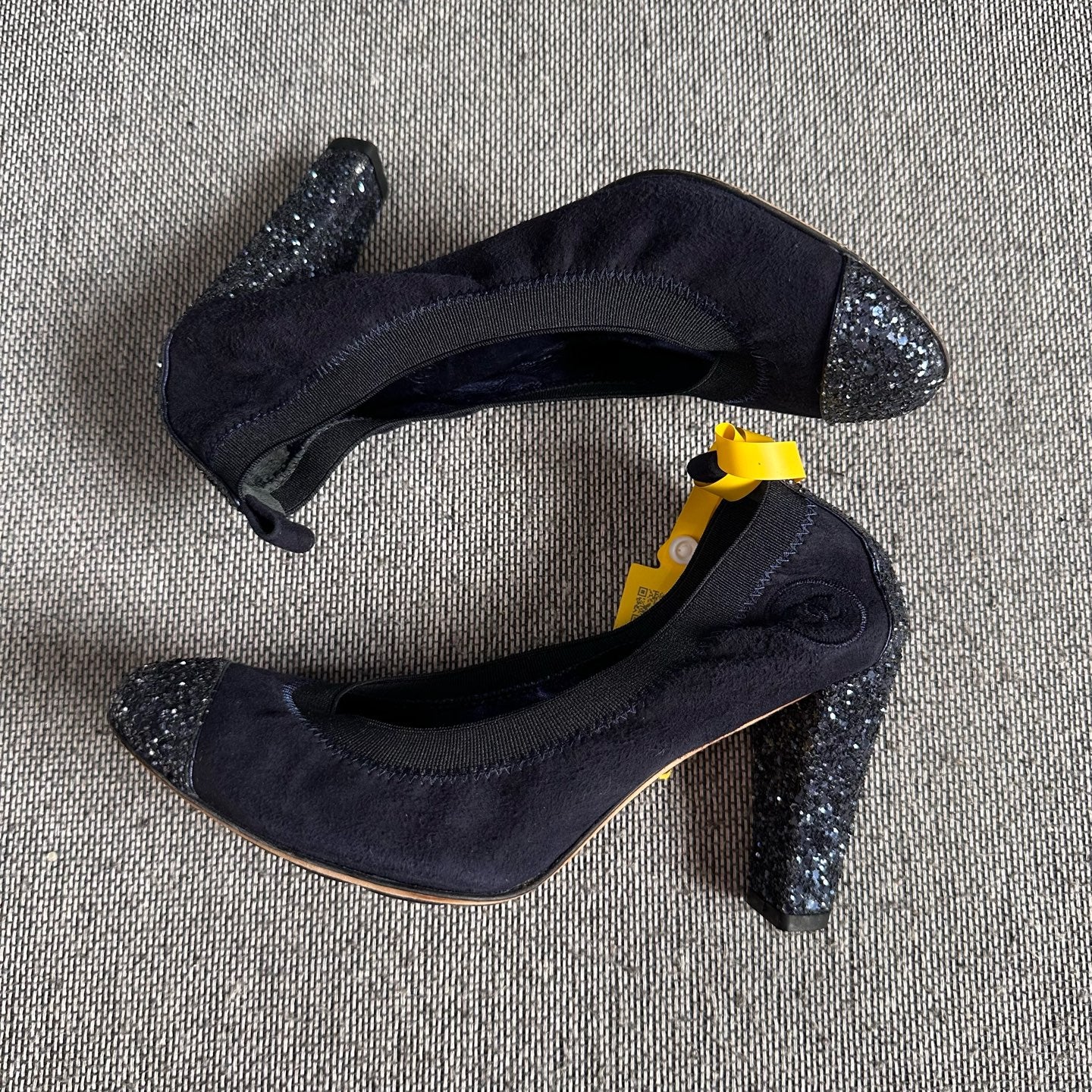 Chanel Alcantara Blue High heels