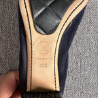 Chanel Alcantara Blue High heels