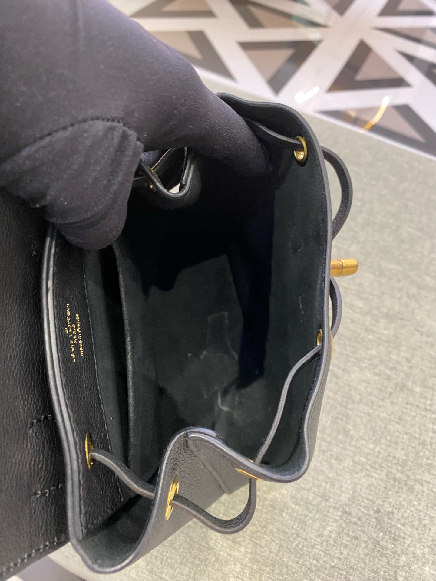 Louis Vuitton Black Backpack