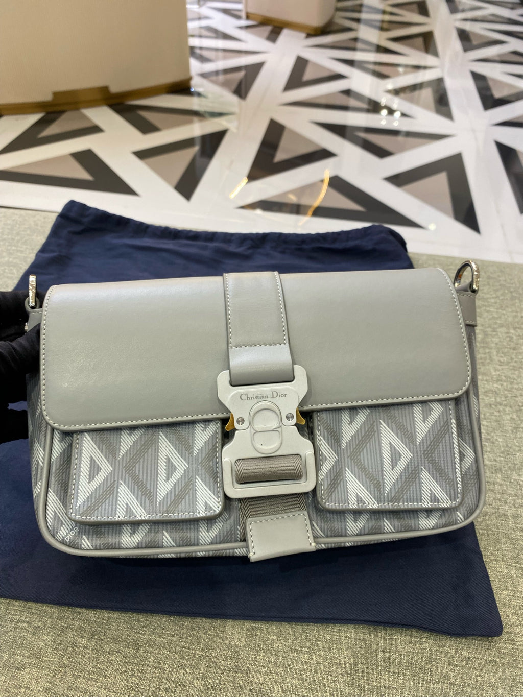 Dior Gray Crossbody