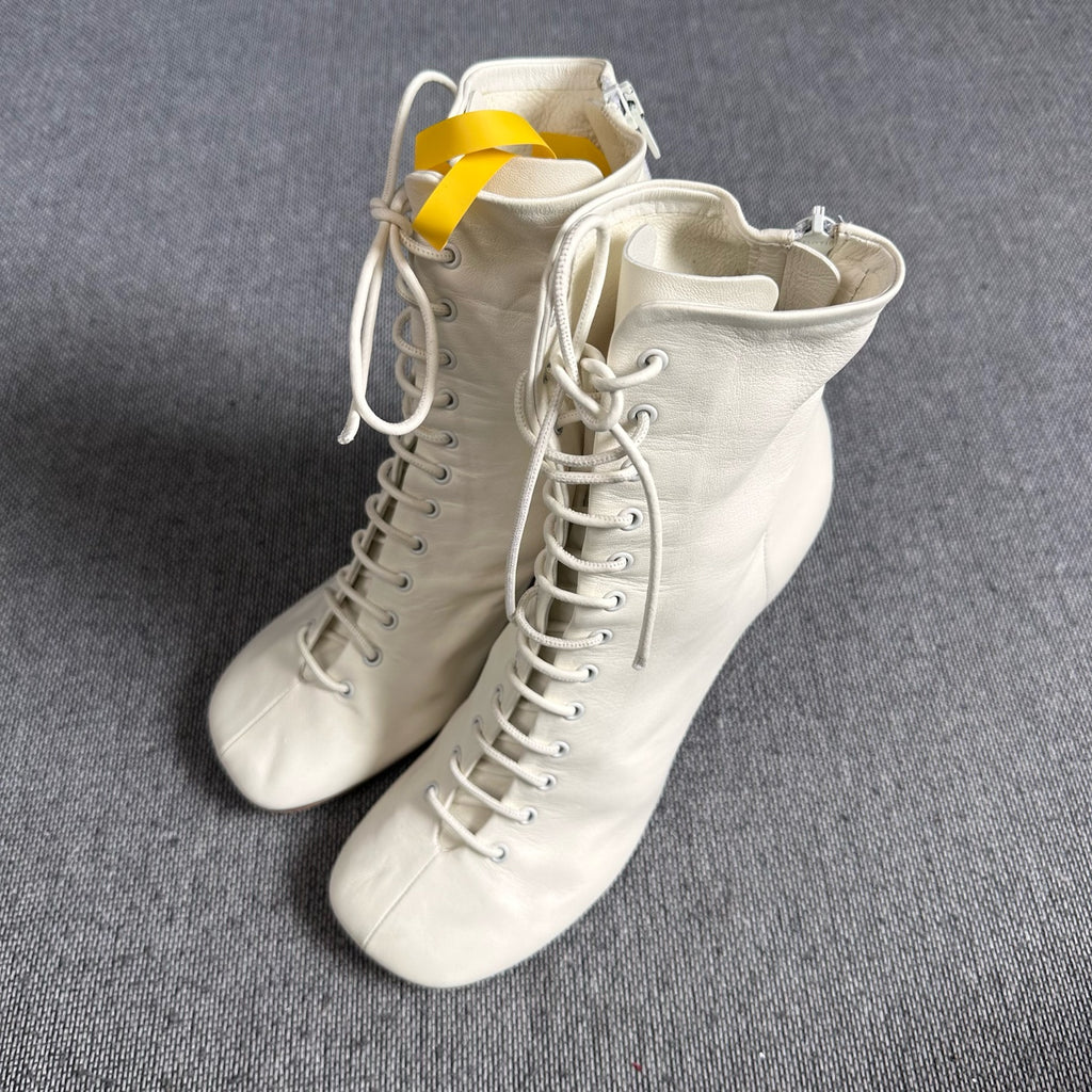 Celine White Ankle boots