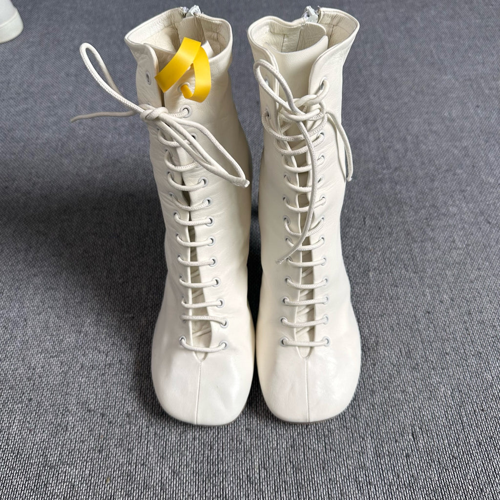 Celine White Ankle boots