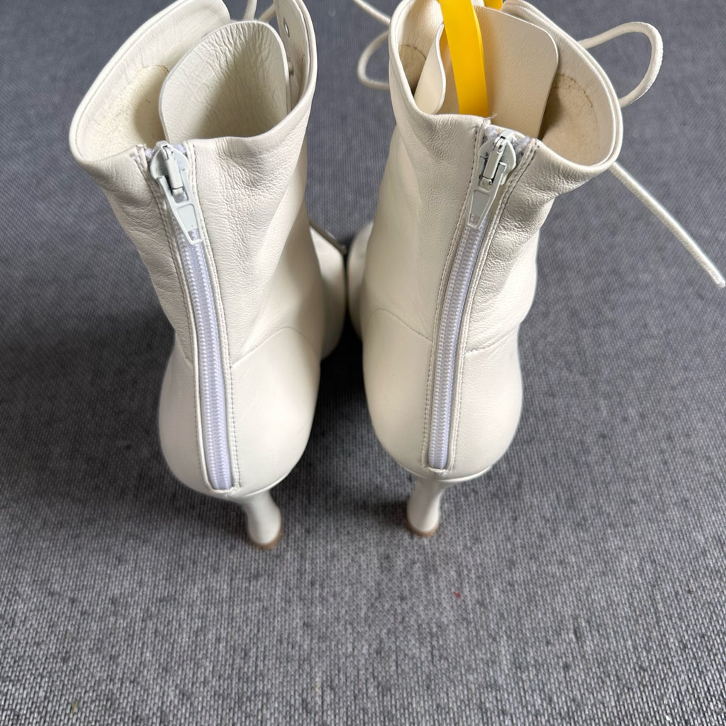 Celine White Ankle boots