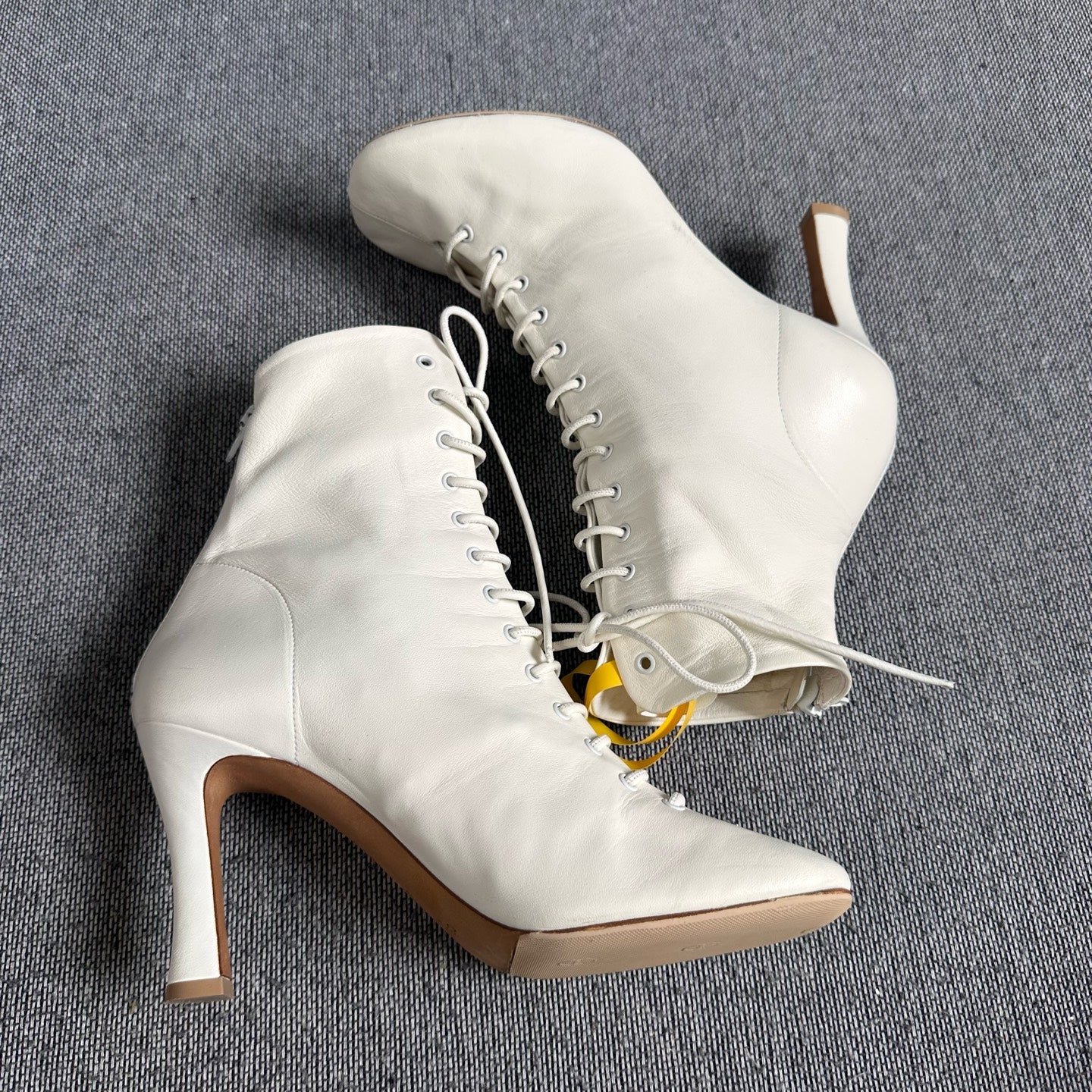 Celine White Ankle boots