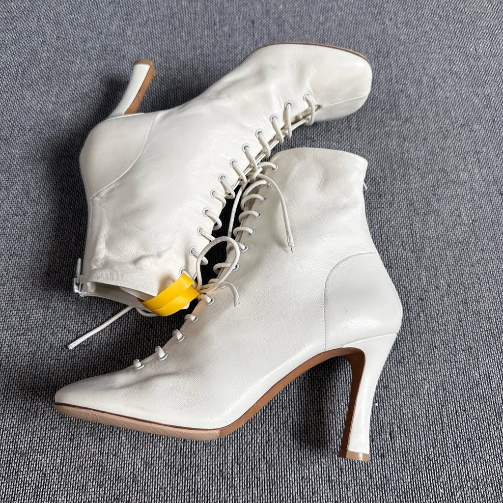 Celine White Ankle boots