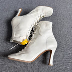 Celine White Ankle boots