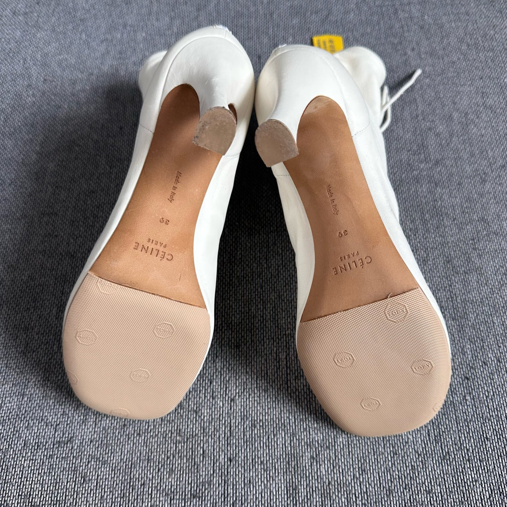 Celine White Ankle boots