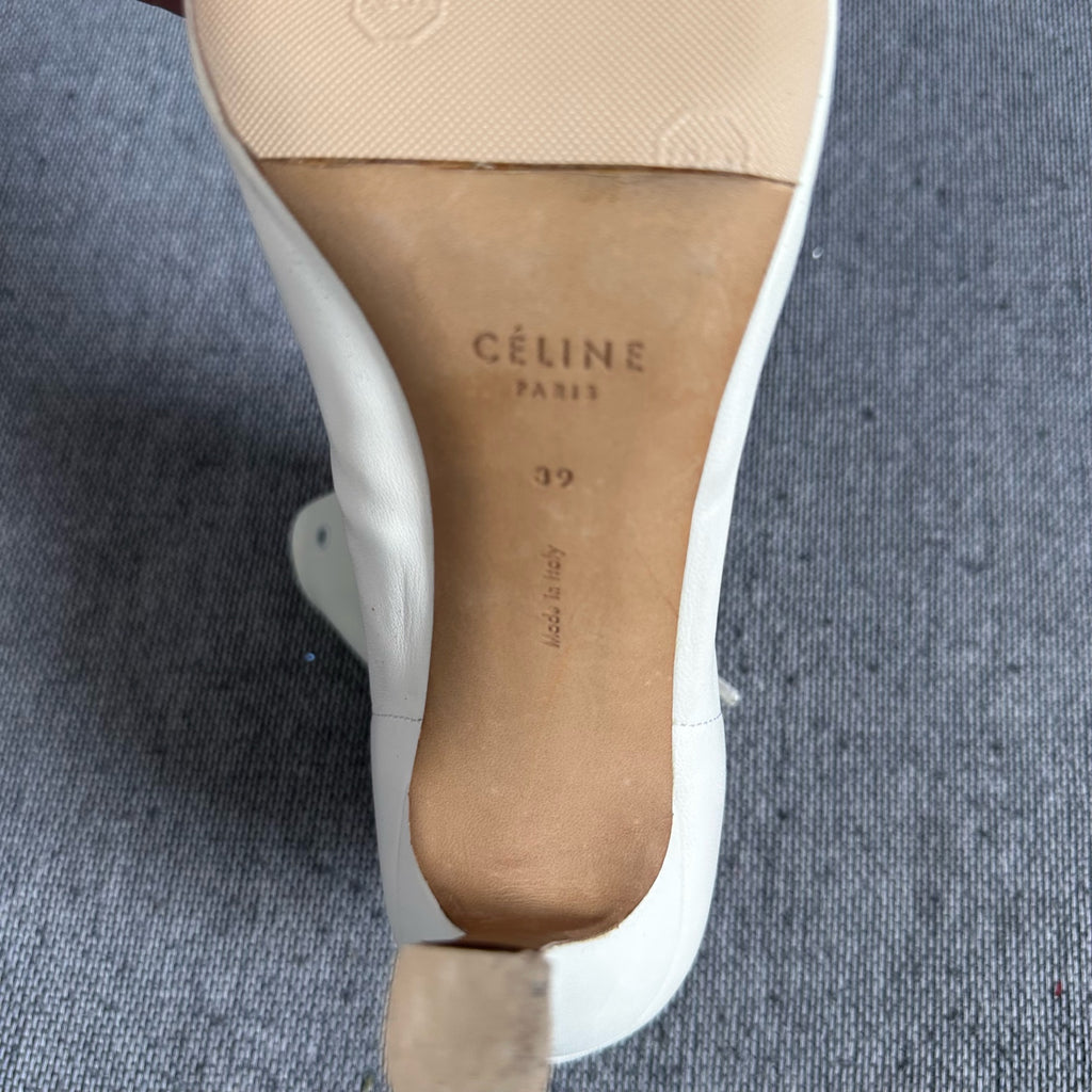 Celine White Ankle boots