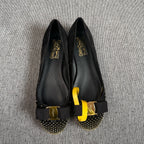 Salvatore Ferragamo Alcantara Black
