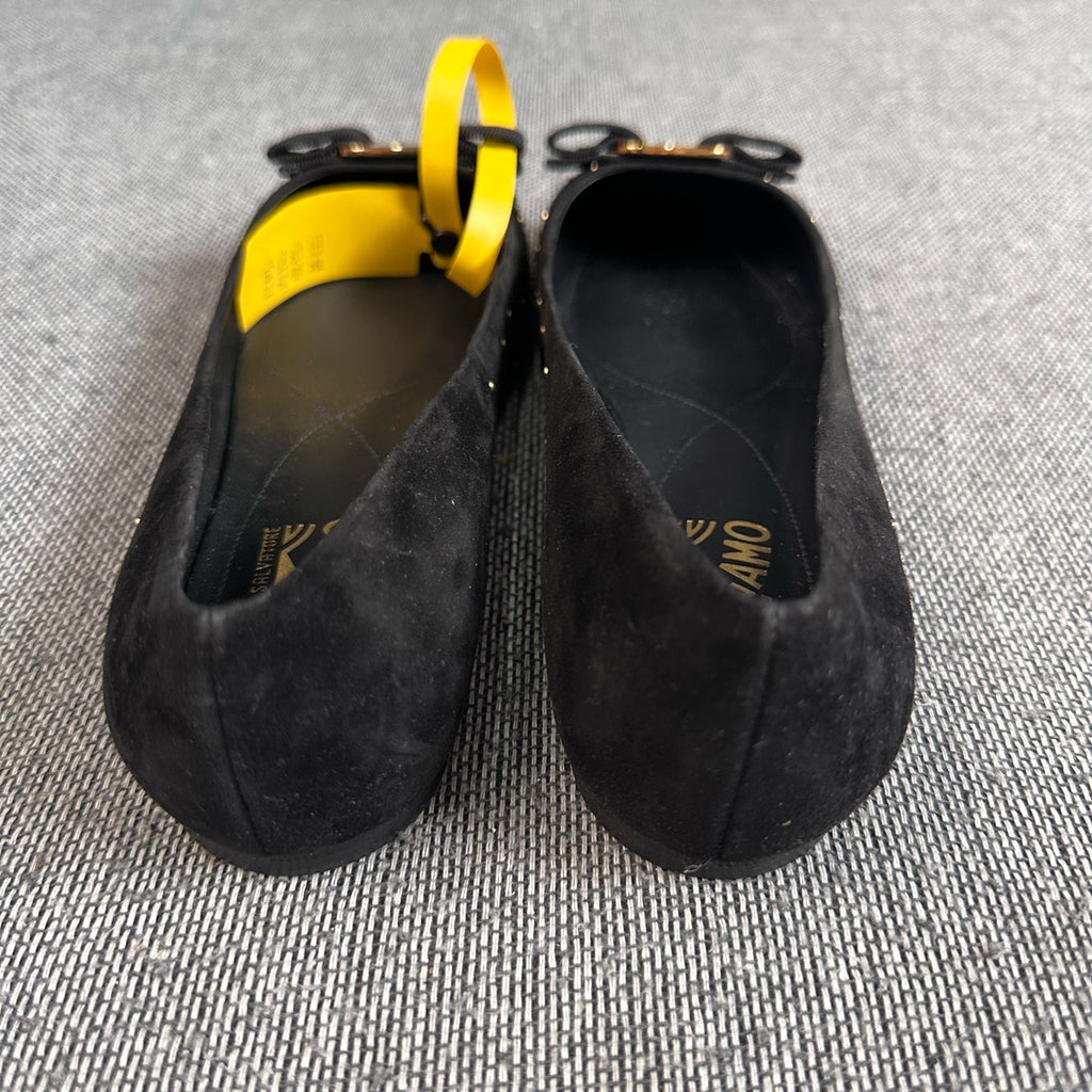 Salvatore Ferragamo Alcantara Black