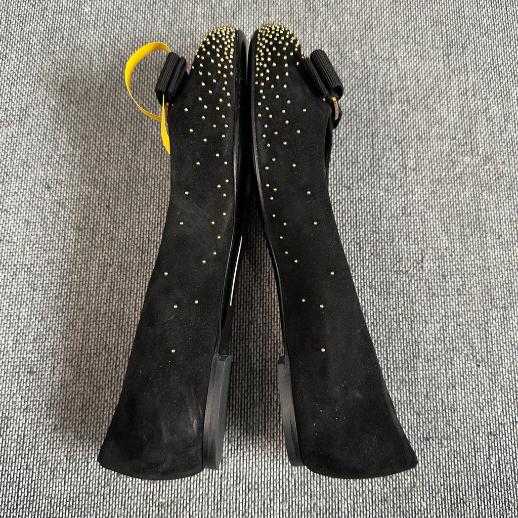 Salvatore Ferragamo Alcantara Black
