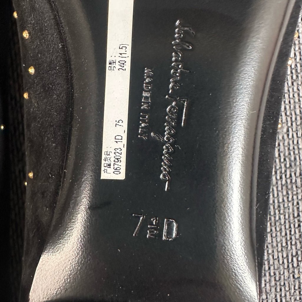 Salvatore Ferragamo Alcantara Black