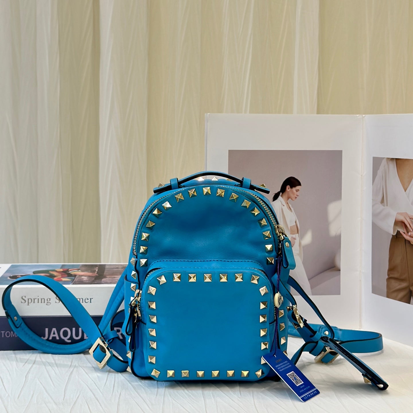 Valentino Blue Backpack