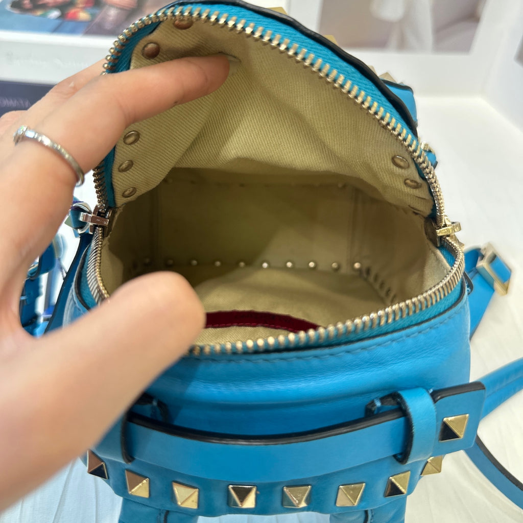 Valentino Blue Backpack