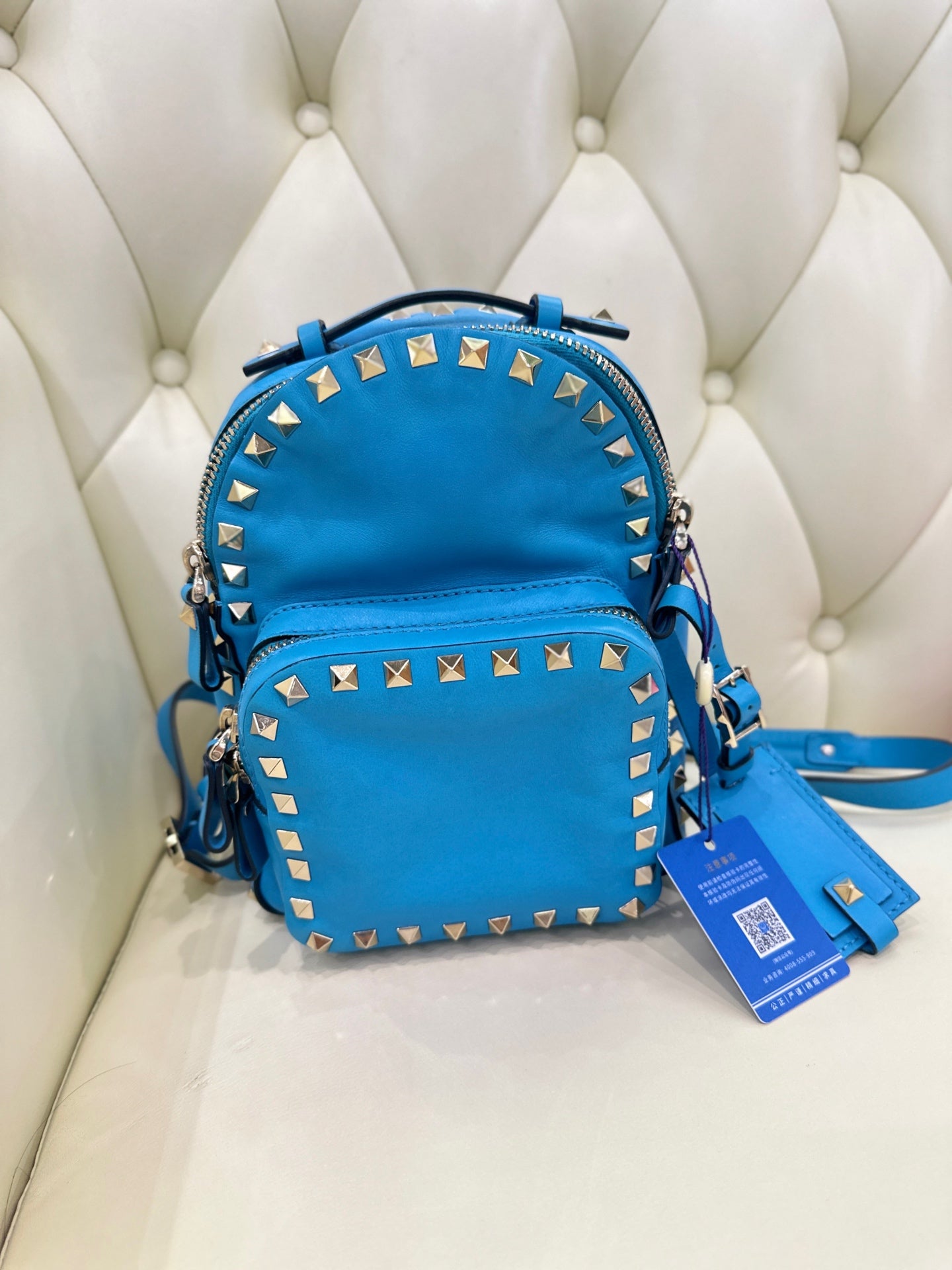 Valentino Blue Backpack