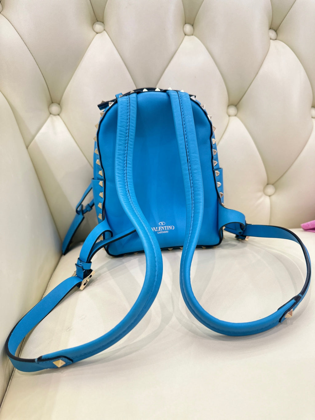 Valentino Blue Backpack