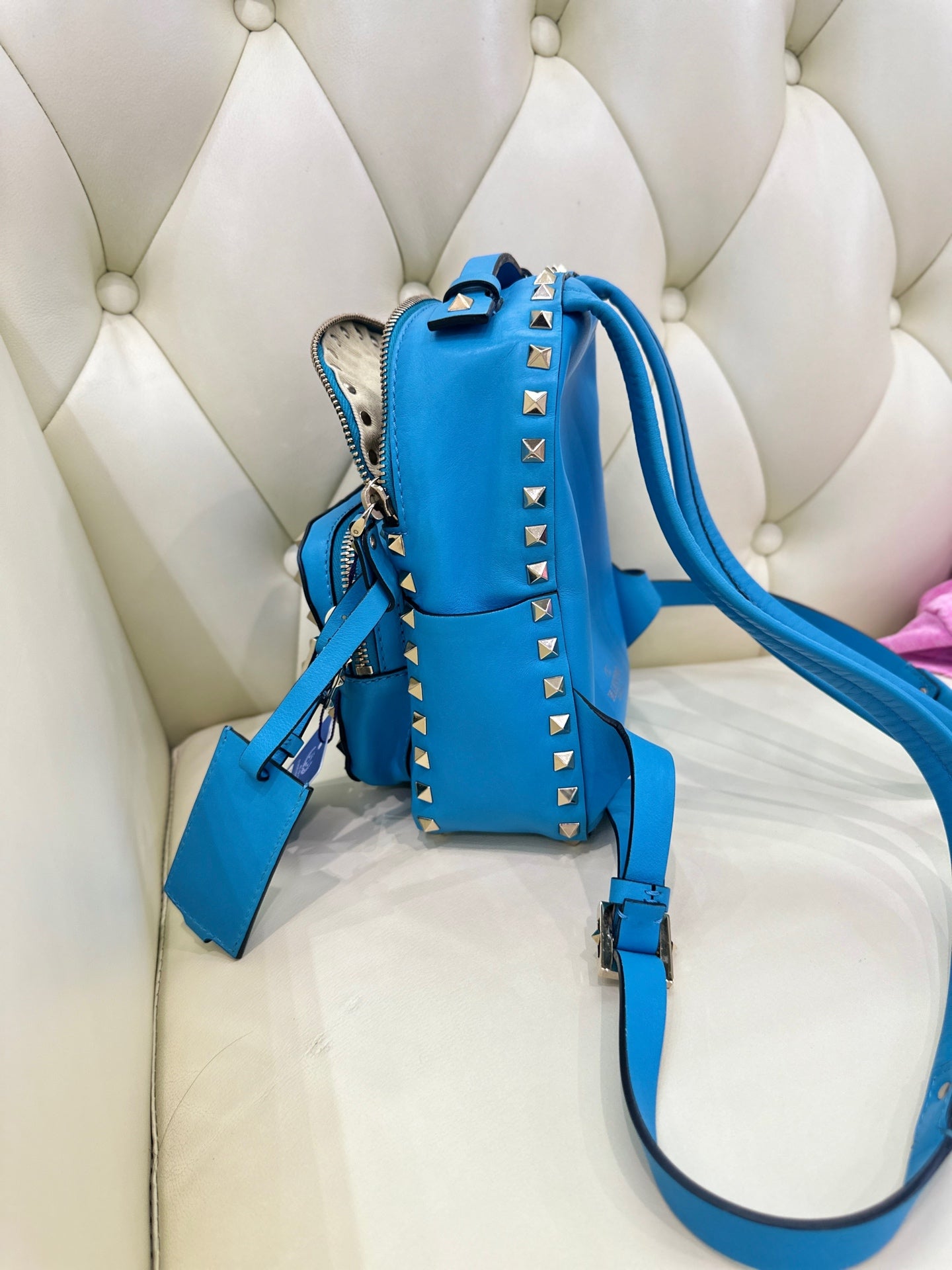 Valentino Blue Backpack