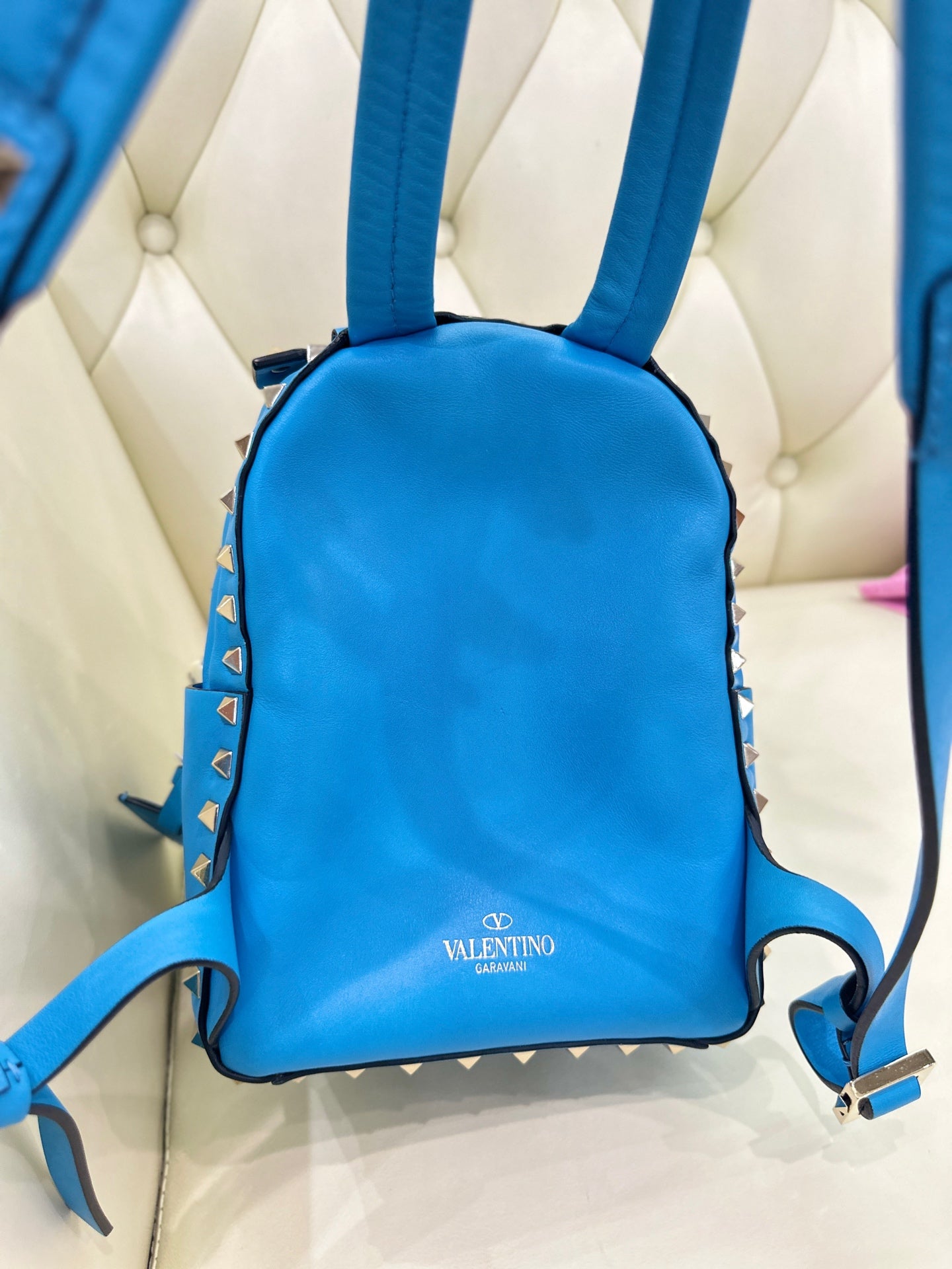 Valentino Blue Backpack