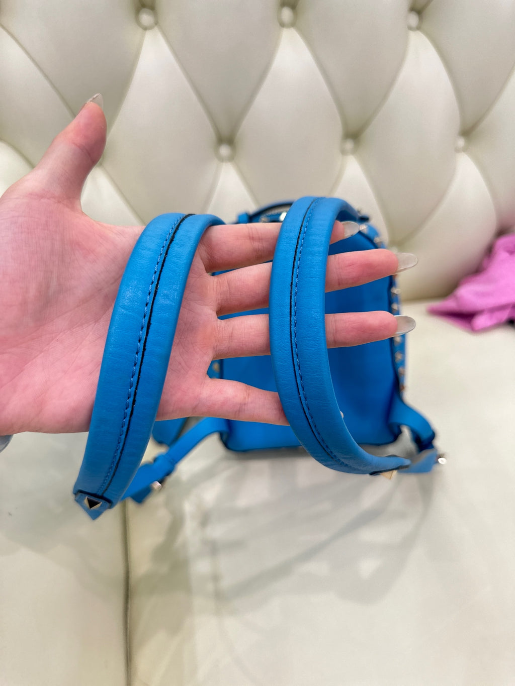 Valentino Blue Backpack