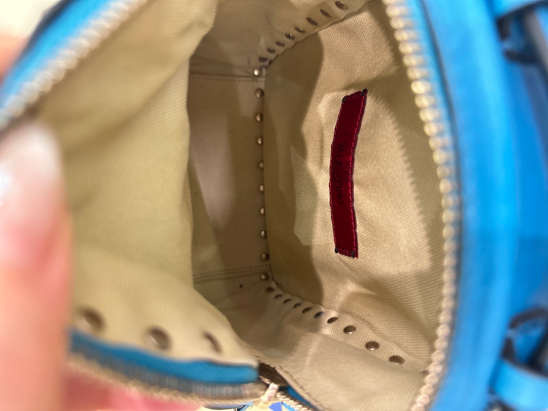 Valentino Blue Backpack