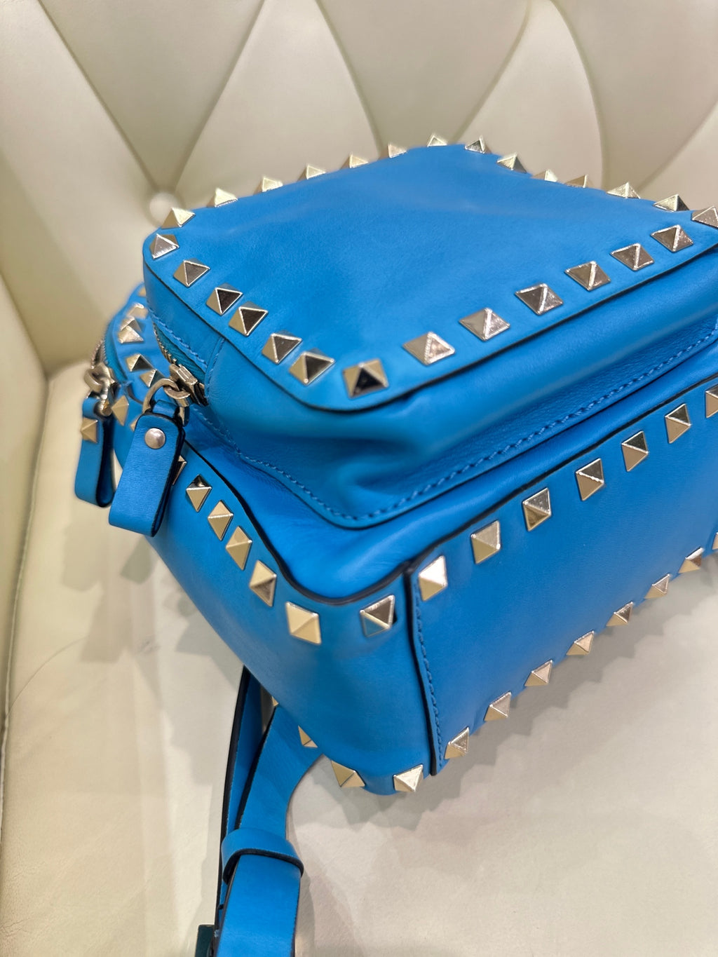 Valentino Blue Backpack