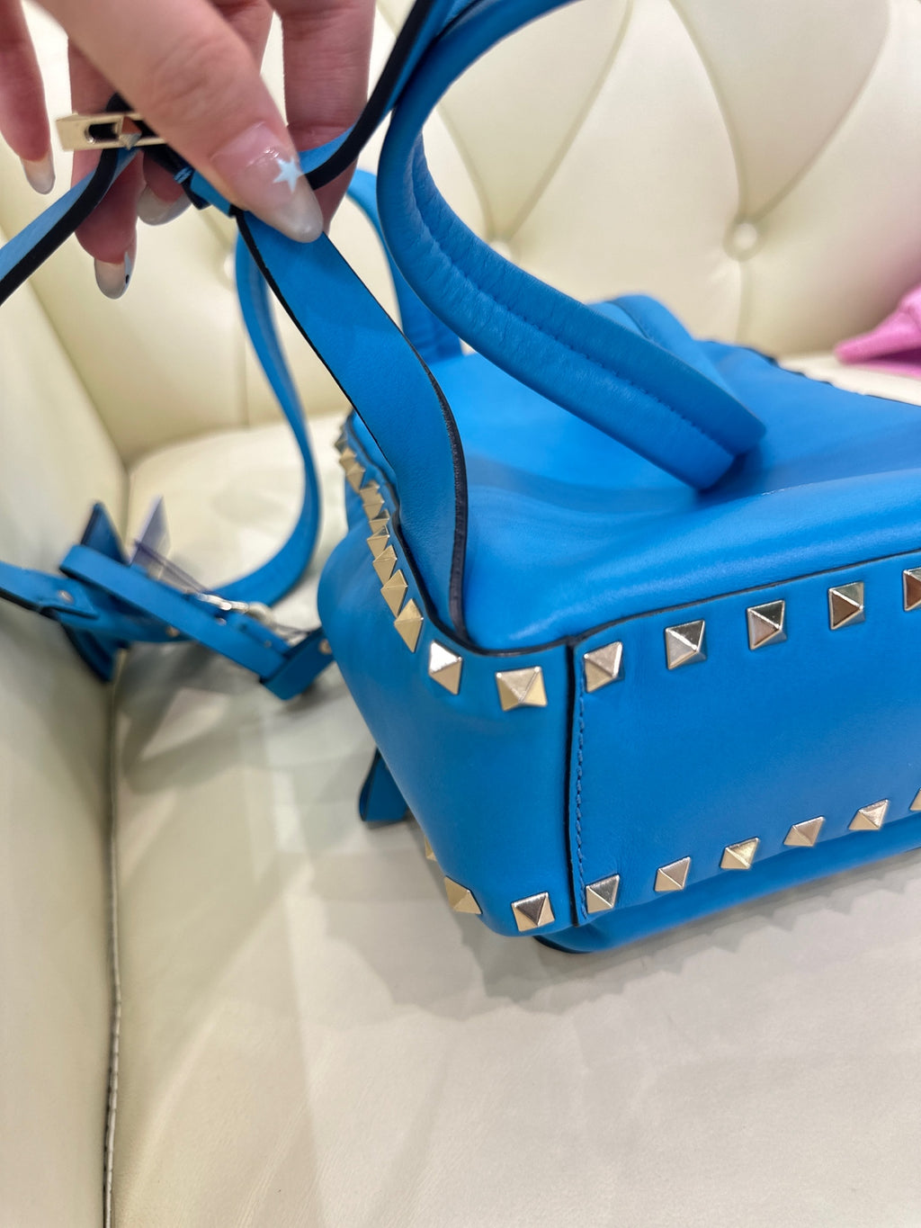 Valentino Blue Backpack