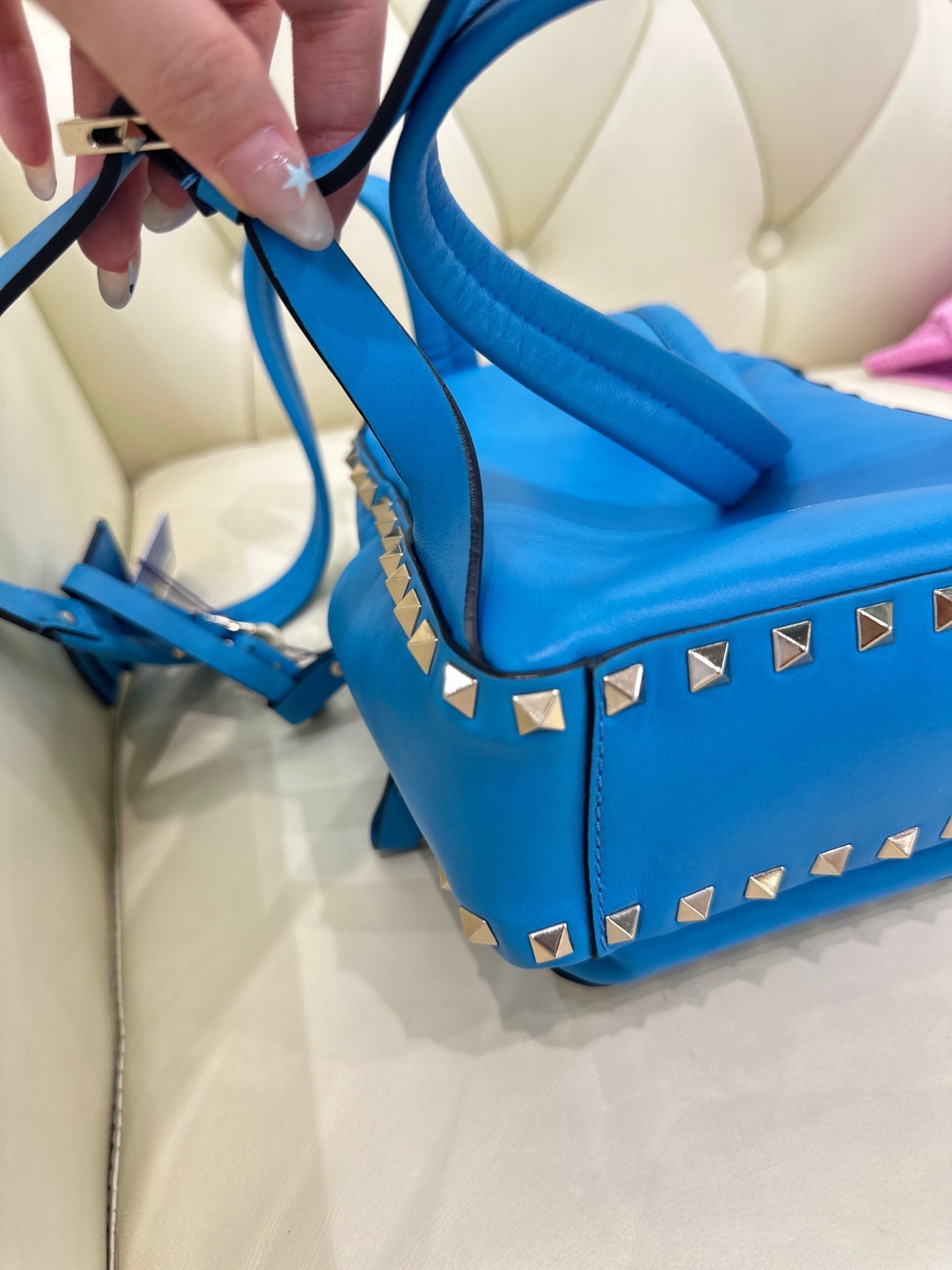 Valentino Blue Backpack