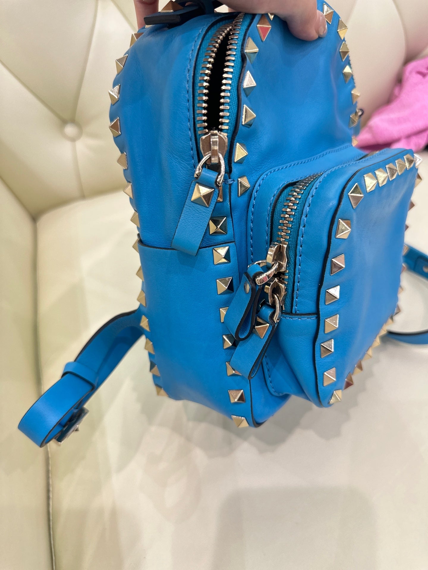 Valentino Blue Backpack