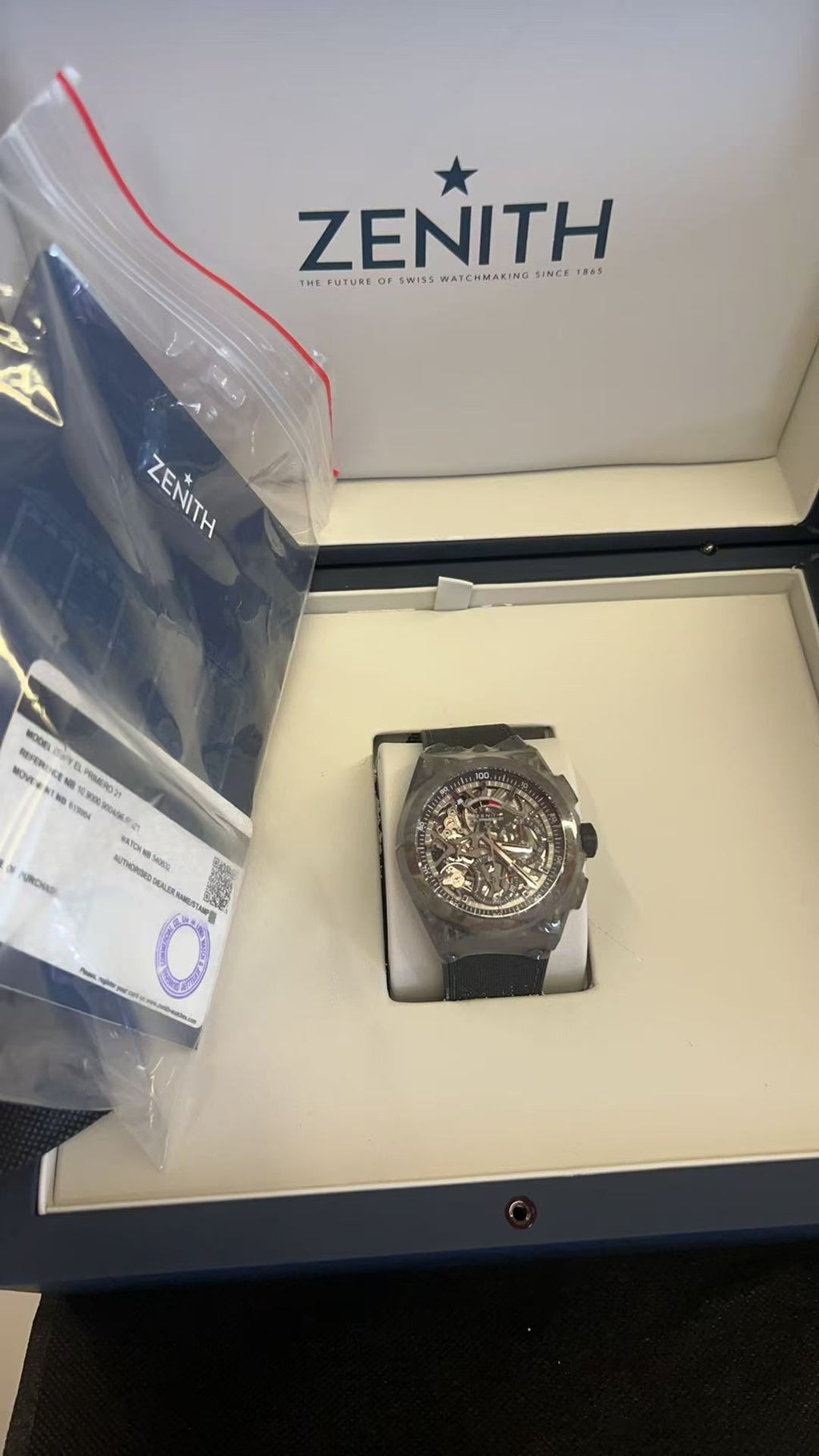 Zenith DEFY Series Carbon fiber 44 millimeters 10.9000.9004/96.R921