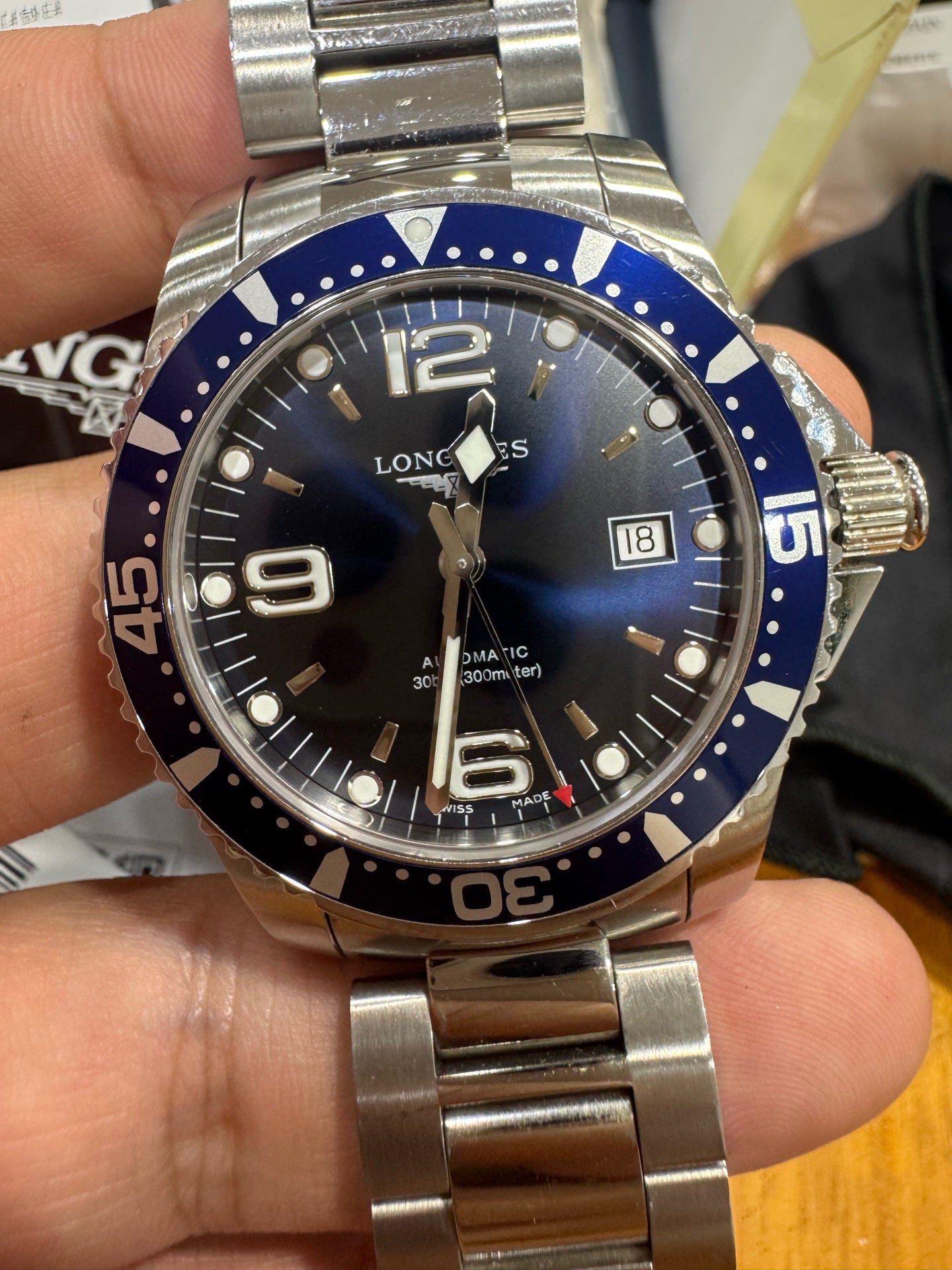 Longines Conquest Diving Series Mechanical watch 41.00mm L3.742.4.96.6
